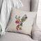 Funky Multi-Color Floral 18" x 18" Throw Pillow